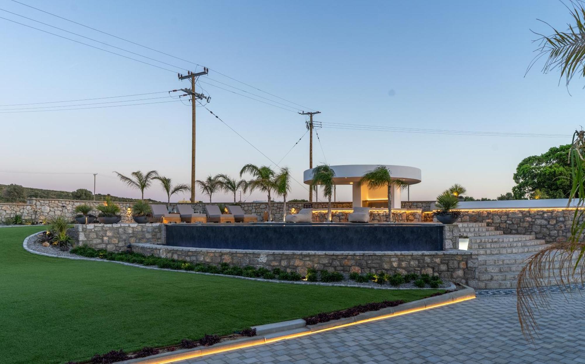 Rhode Luxury Villa Kalithies المظهر الخارجي الصورة